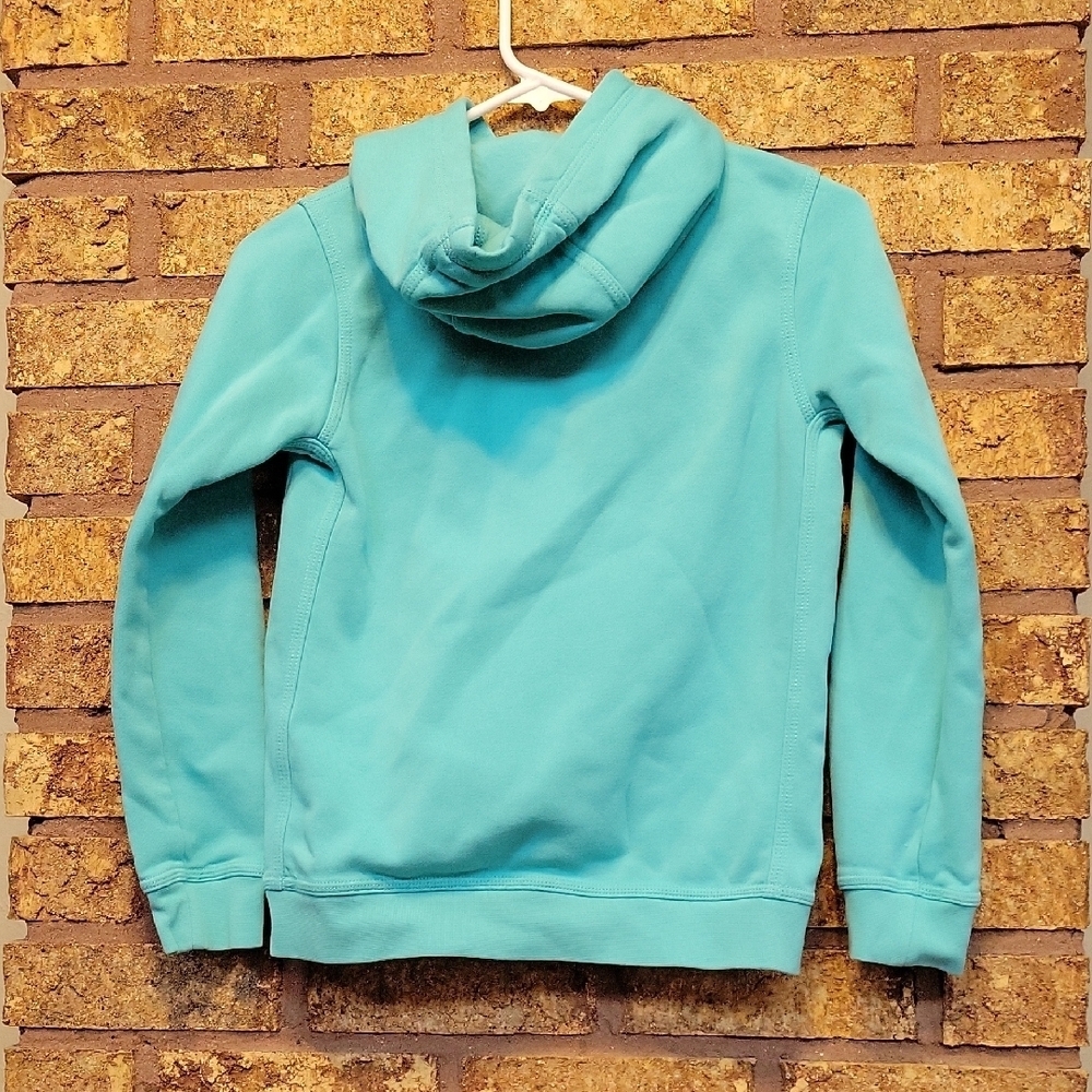 Nike Kids Turquoise Pullover Hoodie Sweatshrit Size Medium Casual Athletic - Picture 8 of 8